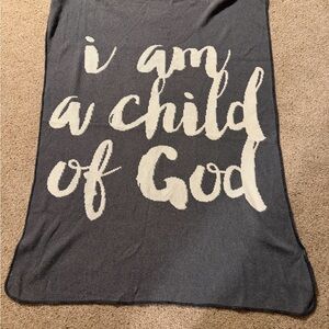 I Am A Child of God Throw Blanket